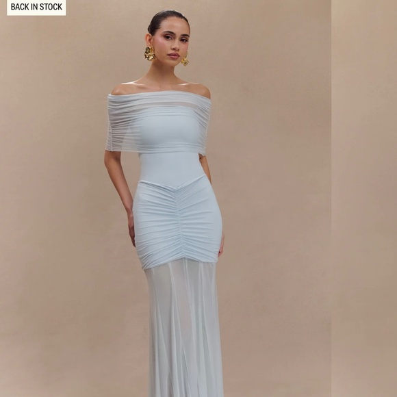 Meshki Dresses & Skirts - MESHKI- Caspian Dress- Pale Blue